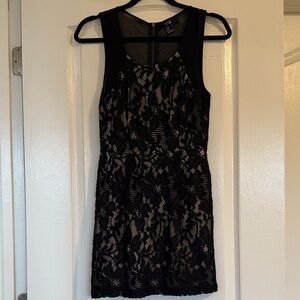 Forever 21 Black Lace Mini Dress